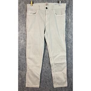 Faherty Mens Sz 32 Khaki Comfort Twill 5 Pocket Chino Stretch Slim Pants MBC0010